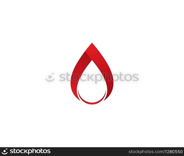 Blood vector icon illustration design
