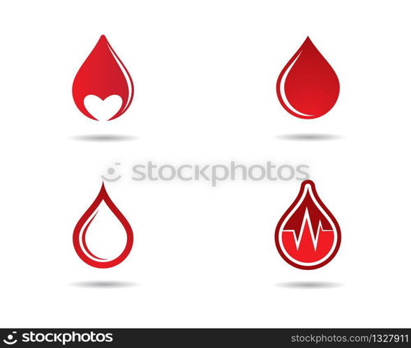 Blood vector icon illustration design