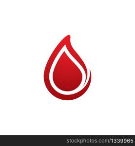 Blood vector icon illustration design