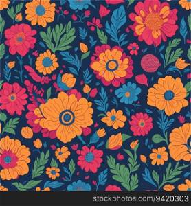 Blooming Beauty  Captivating Seamless Patterns of Flowers