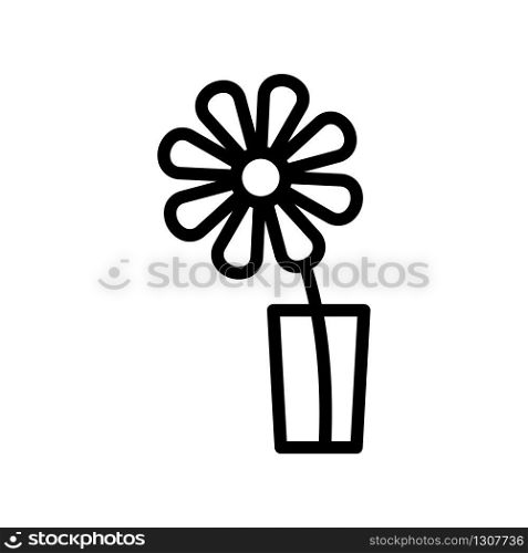 blooming chrysanthemum icon vector. blooming chrysanthemum sign. isolated contour symbol illustration. blooming chrysanthemum icon vector outline illustration