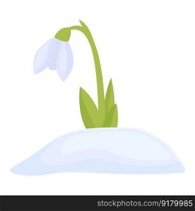 Blossom flora icon cartoon vector. Spring flower. Petal floral. Blossom flora icon cartoon vector. Spring flower