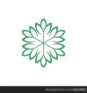 Blossom Flower Petals Logo Template Illustration Design. Vector EPS 10.