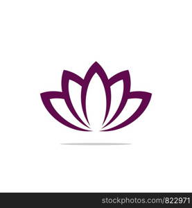 Blossom Lily Lotus Flower Logo Template Illustration Design. Vector EPS 10.