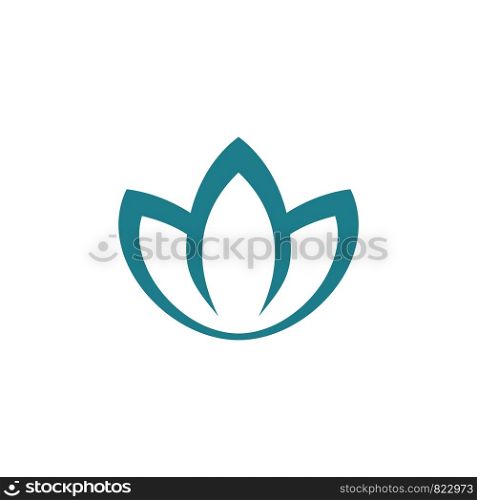 Blossom Lily or Lotus Flower Logo Template Illustration Design. Vector EPS 10.