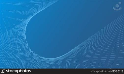 Blue abstract background. Cover, brochure, booklet template. Business presentation dotted lines backdrop.