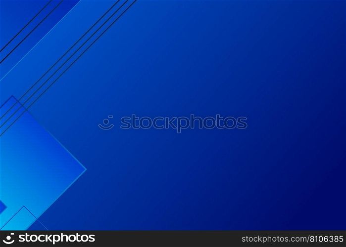 Blue abstract background - gradient background Vector Image