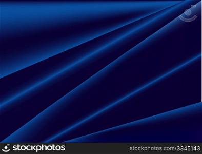 Blue Abstract Background - Silky Drapery Fabric Texture