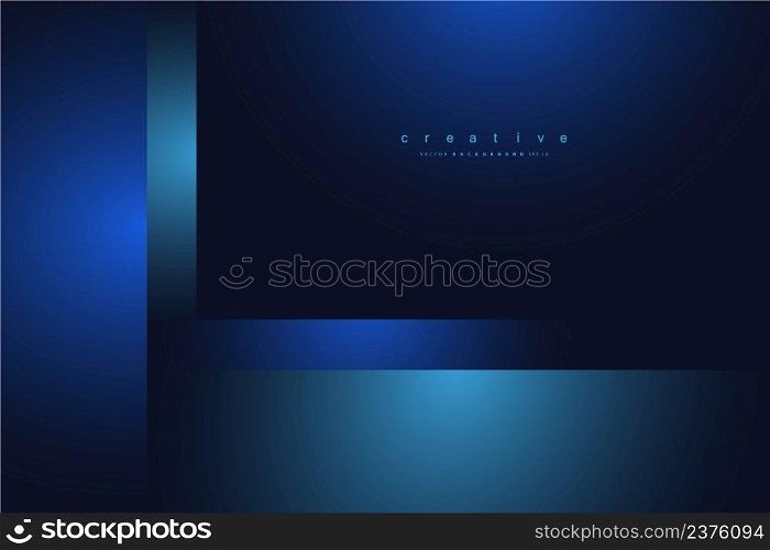 Blue abstract background. Technology blue corporate concept business. Design for your ideas, brochure, banner, presentation, Posters. Eps10 vector illustration.