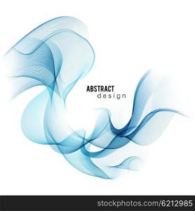 Blue abstract color wave. Vector smoke lines.. Blue Color smoke wave. Transparent wave. Abstract smooth wave vector. Blue wave. Wave blue. Smoke blue wave. Vector blue wave. Blue wave lines. Vector lines. Abstract lines. Lines