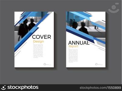 blue abstract cover design modern book cover abstract Brochure cover template,annual report, magazine and flyer layout Vector a4