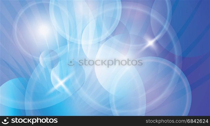 Blue abstract futuristic vector background. Horizontal layout backdrop pattern