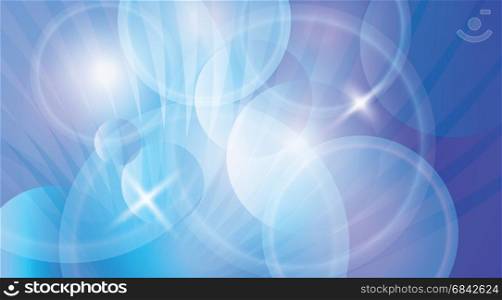 Blue abstract futuristic vector background. Horizontal layout backdrop pattern