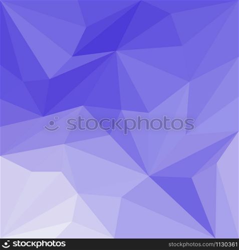 Blue abstract geometric rumpled triangular low poly style vector illustration graphic background. Blue white abstract background low poly vector