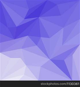 Blue abstract geometric rumpled triangular low poly style vector illustration graphic background. Blue white abstract background low poly vector