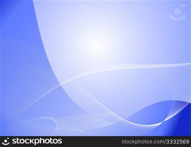 blue abstract lines background