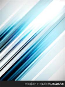 Blue abstract straight lines vector background