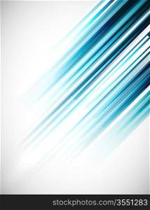 Blue abstract straight lines vector background