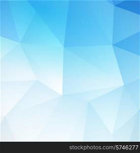 Blue Abstract Triangular background. Vector illustration EPS10