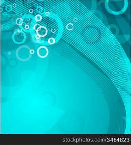 Blue abstract vector background