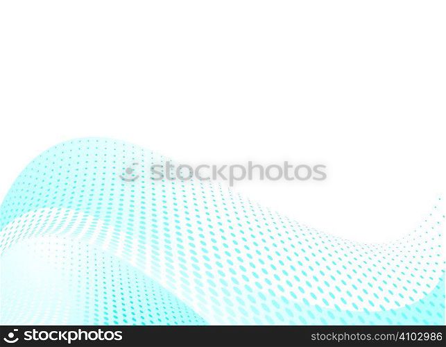 blue abstract wave ideal as a background with copy space