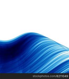 Blue abstract wave techno background. Blue abstract wave techno background frame space for text - vector