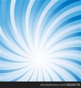Blue Abstract ?ypnotic Background Vector Illustration