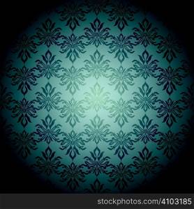 Blue and green classy wallpaper background design with seamless design