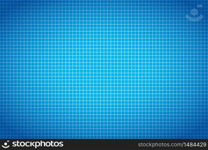 Blue and white graph paper, wide detailed math background. Blue and white graph paper, wide math background