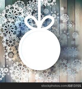Blue and white winter design with space for text. EPS 10 vector. Blue and white winter design. EPS 10