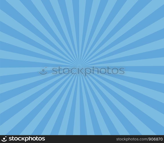 blue art striped background. modern stripe rays background. abstract blue background with sun rays.
