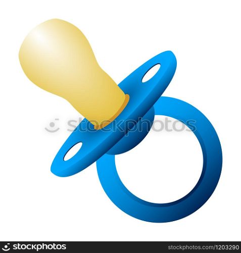 blue baby pacifiers