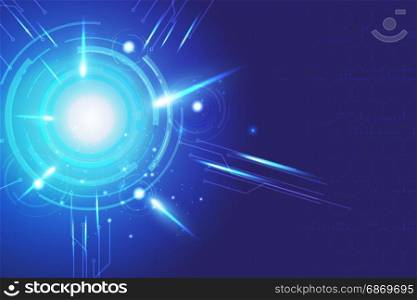 blue background abstract technology communication concept