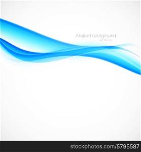 Blue background. Blue background in wave style vector illustration