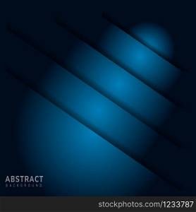 Blue background overlap layer on blue dark for background design. Vector illustration
