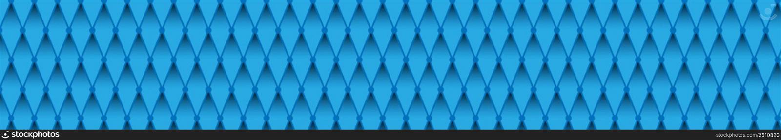 Blue background with diagonal lines forming a rhombus. Vector illustration for banners, textures, simple backgrounds and creative design