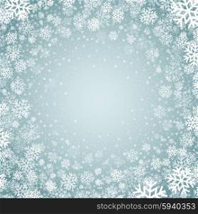 Blue background with snowflakes. Vector illustration. Blue background with snowflakes. Vector illustration EPS 10
