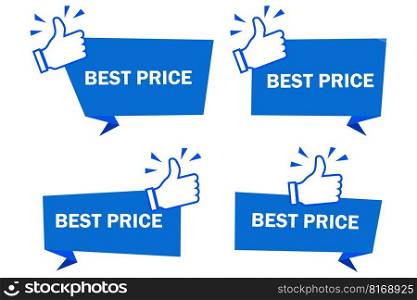 blue banner best price. Business success. Vector illustration. EPS 10.. blue banner best price. Business success. Vector illustration.