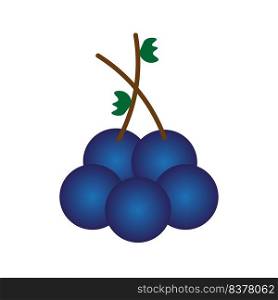 Blue berries. Natural organic nutrition. Vector illustration. stock image. EPS 10.. Blue berries. Natural organic nutrition. Vector illustration. stock image.