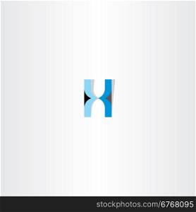 blue black letter h logotype design logo