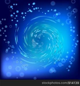 Blue bokeh abstract light background. illustration. bokeh abstract light background. illustration