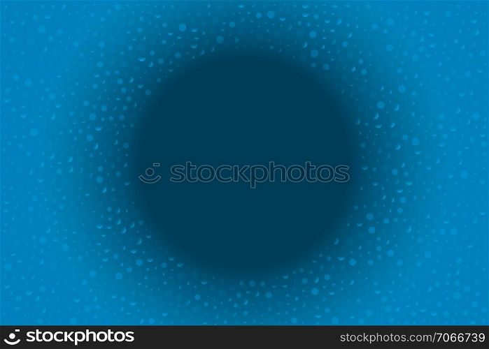 blue bokeh abstract light background with place for text - useful for designers