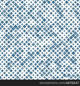 Blue color seamless pattern with rhombuses, abstract design geometrical vector background. Simple modern stylish texture