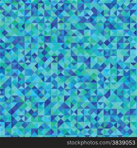 Blue consists of triangles background. Abstract blue Pattern.