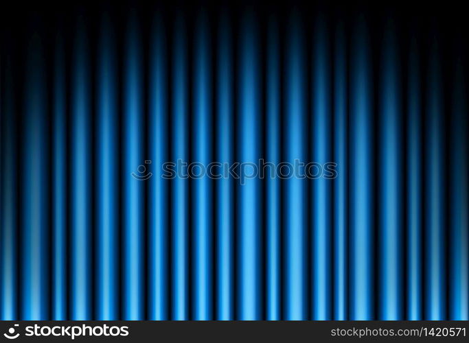 Blue curtain background.vector —