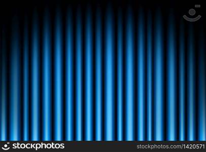 Blue curtain background.vector