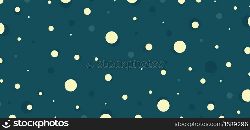 Blue dots pattern background, Geometric circles dotted polka dot print for textile, scrapbook paper, wallpaper, etc. Vector illustration