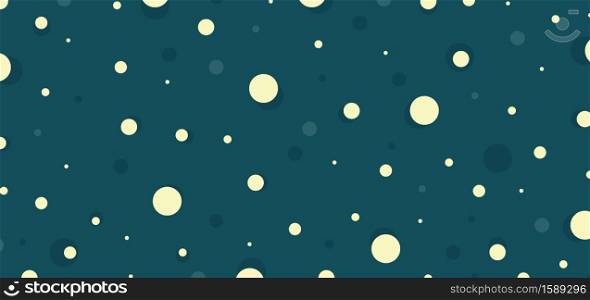 Blue dots pattern background, Geometric circles dotted polka dot print for textile, scrapbook paper, wallpaper, etc. Vector illustration