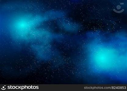 blue galaxy space background art illustration