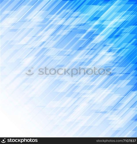 blue geometric background, technology concept